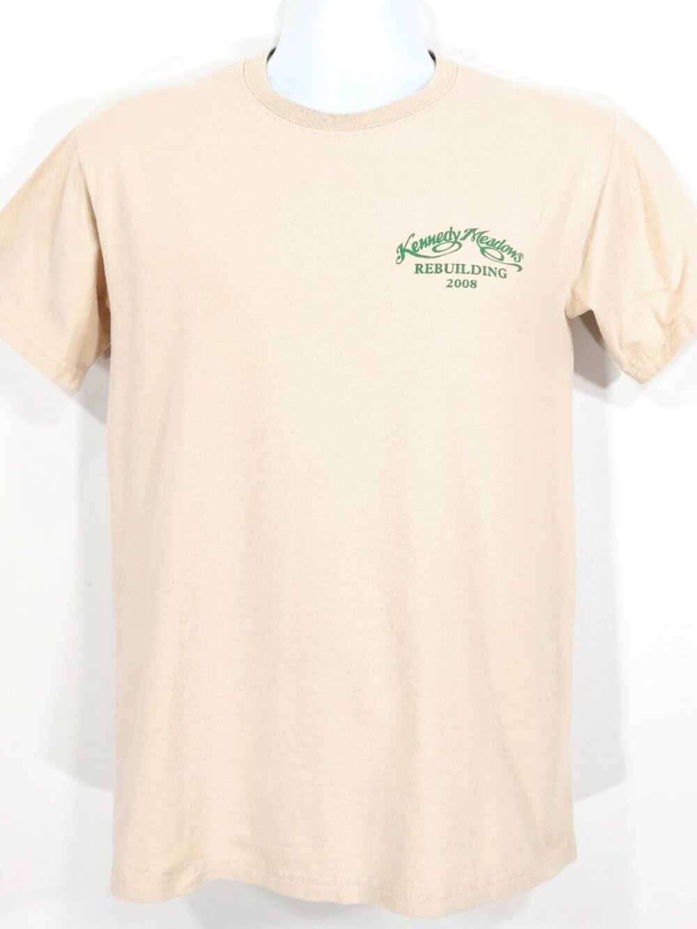 Vintage 2008 Y2K Kennedy Meadows Resort Rebuilding CA Rare T-Shirt Merch. Sz S.